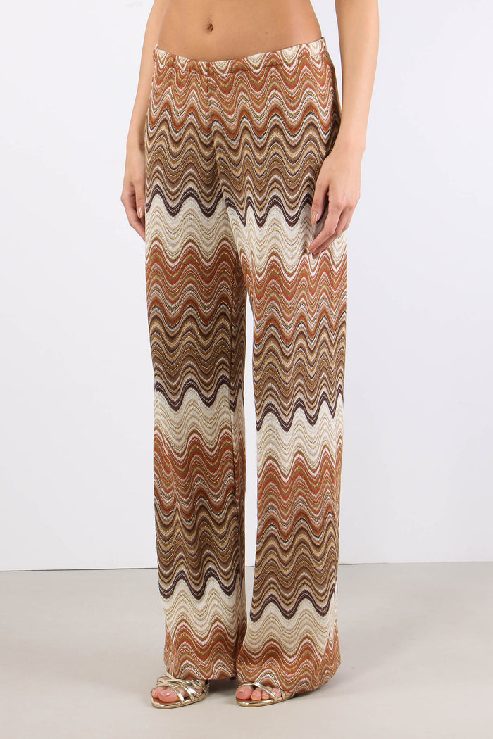 Pantalone Palazzo Onde Moro/arancio-3