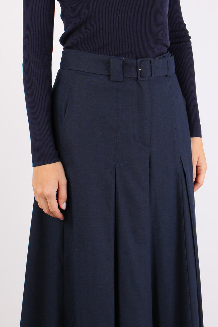 Mllpino Gonna Pantalone Blu-7