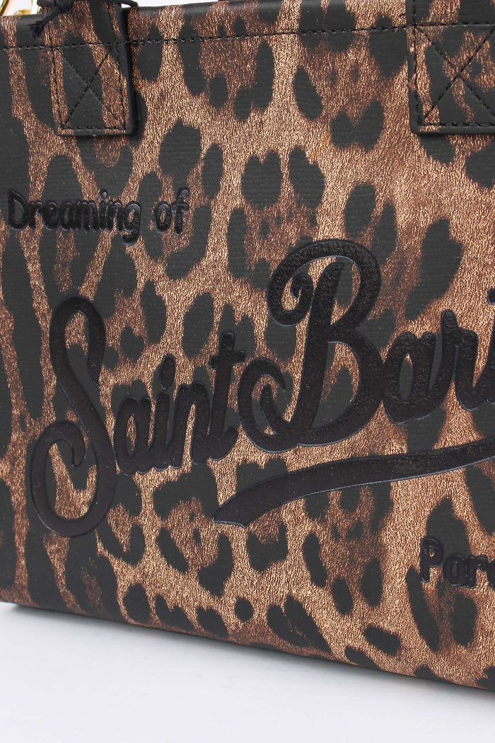 Borsa Suede Animalier Leopard-5