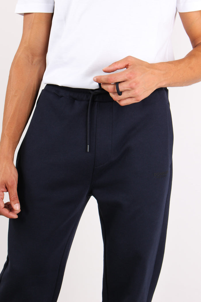 Pantalone Felpa Logo Blu-8