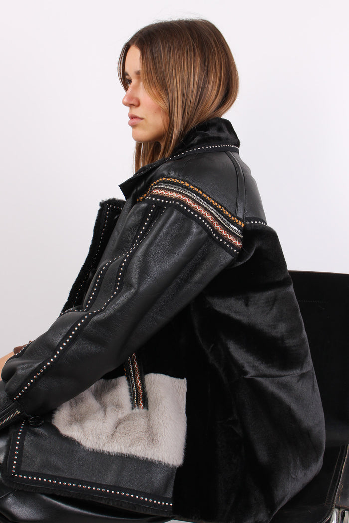 Ecomontone Inserto Borchie Black-6