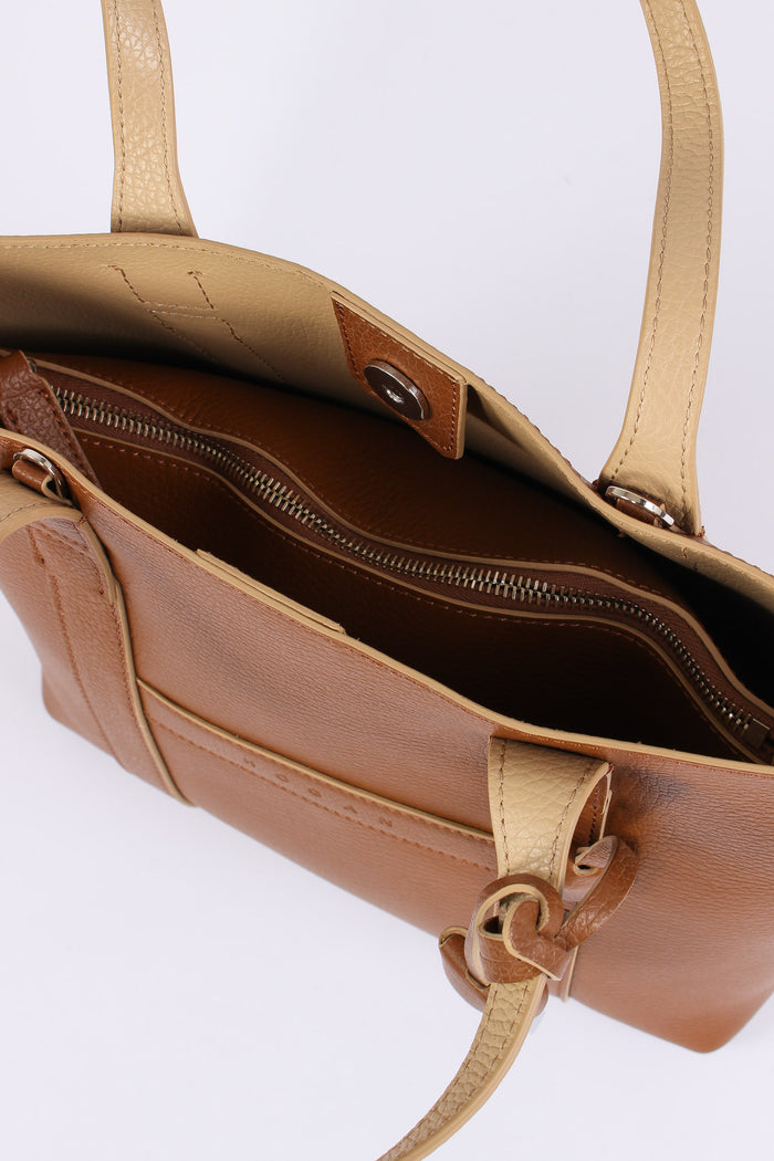 Shopping Script Piccola Pelle Marrone-6