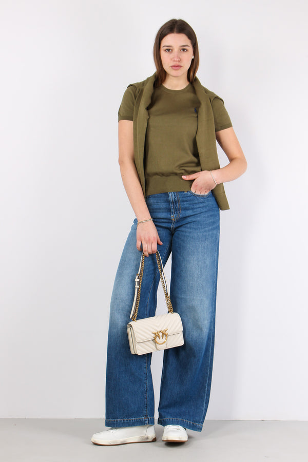 Pullover Manica Corta Willow Green