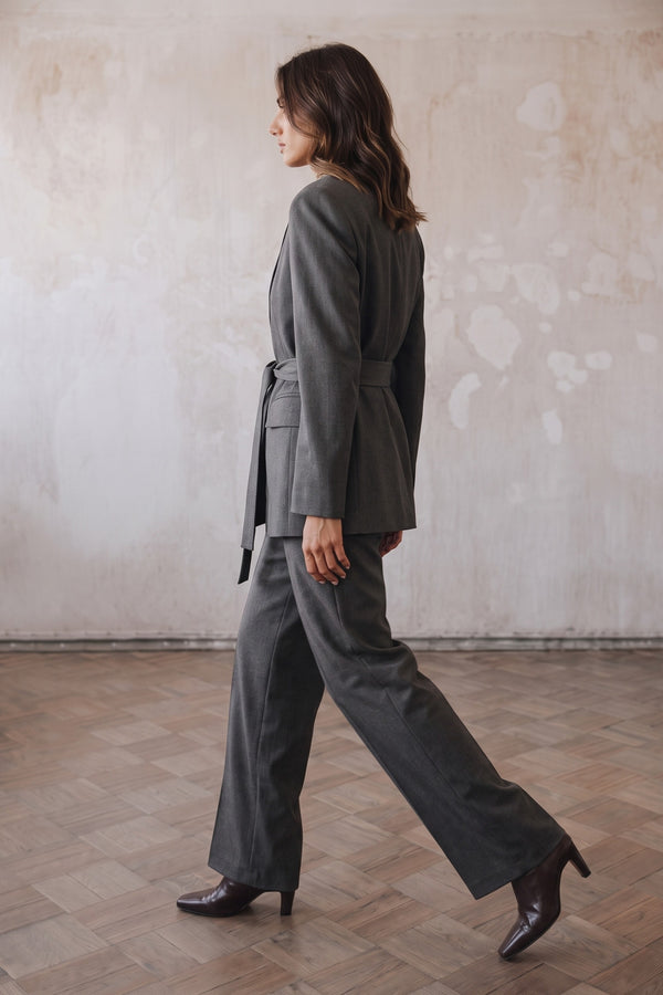 Pantalone Elastico Dietro Fres Antracite