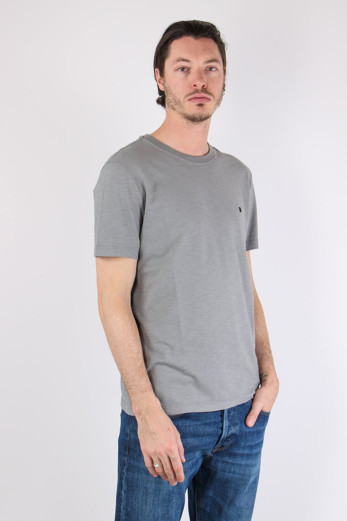 T-shirt Cotone Fiammato Logo Fume-7
