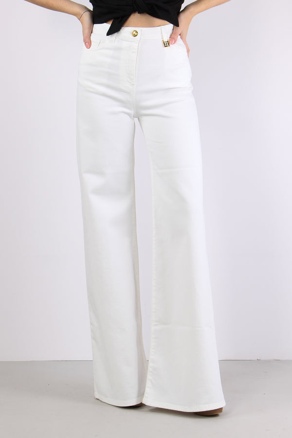 Denim Maxi Zampa Avorio-2