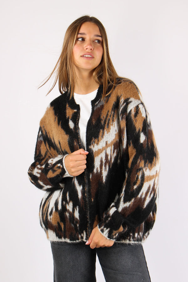 Bomber Jacquard Maculato