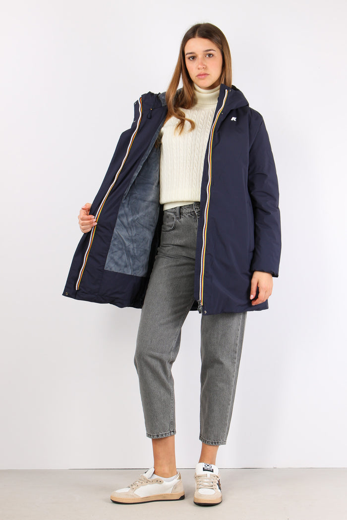 Giubbotto Lungo Marmotta Blue-3