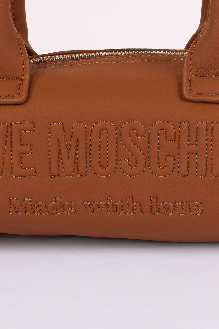 Bauletto Lettering Cuoio-6