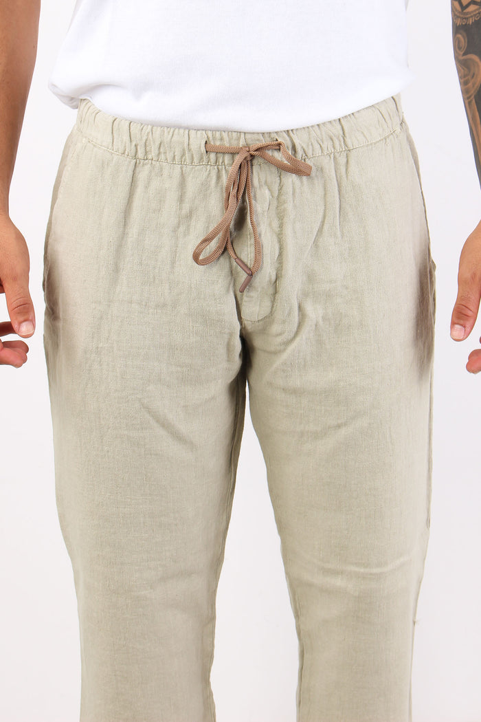 Pantalone Fit Coulisse Sabbia-6