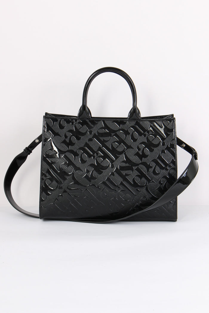Shopping Rigida Vernice Nero-3