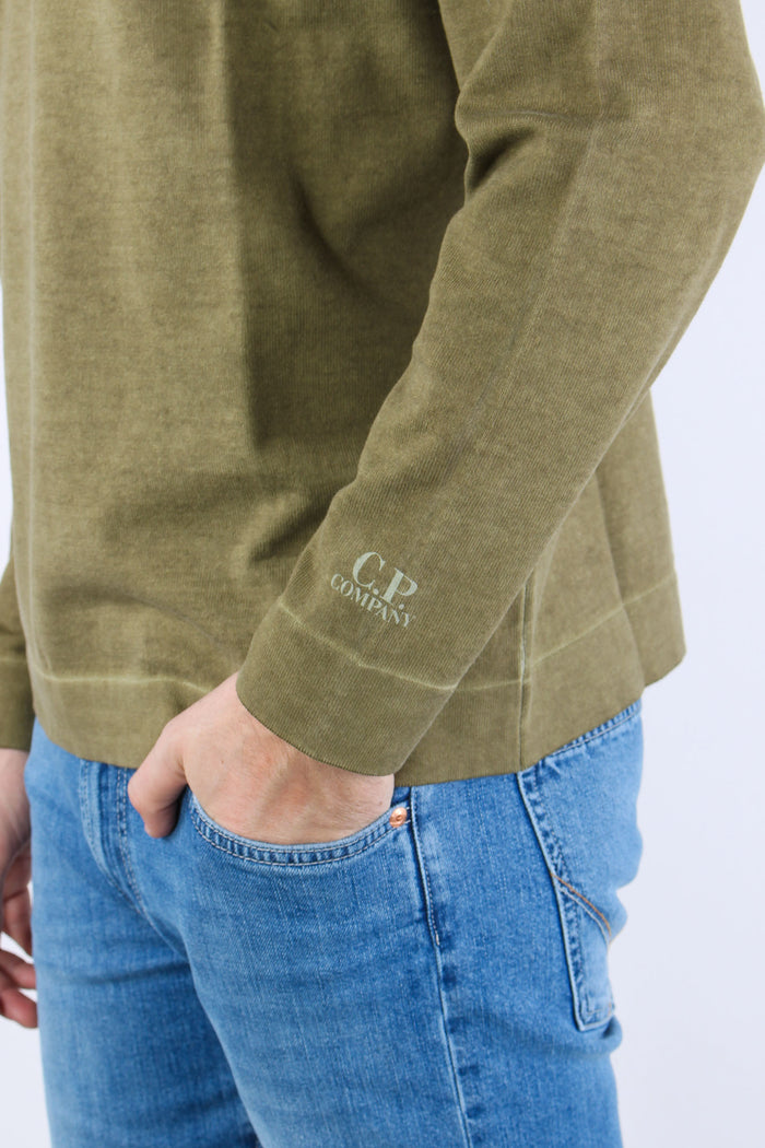 Maglia Doppia Tintura Effetto Lino Died Herb-8