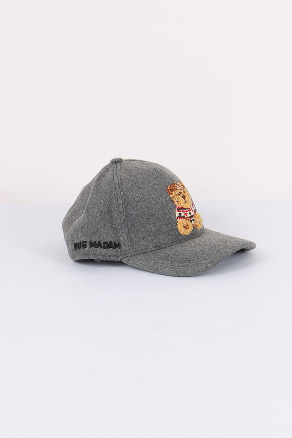 Baseball Cap Orsetto Grey-2