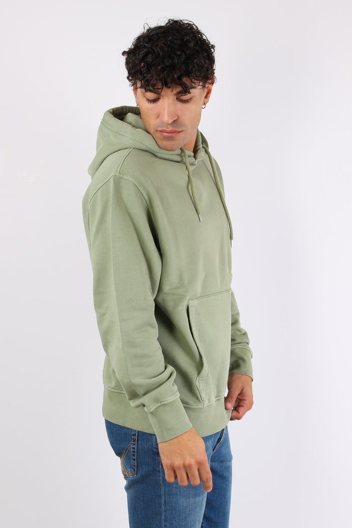 Felpa Tasca Cappuccio Seagrass-4