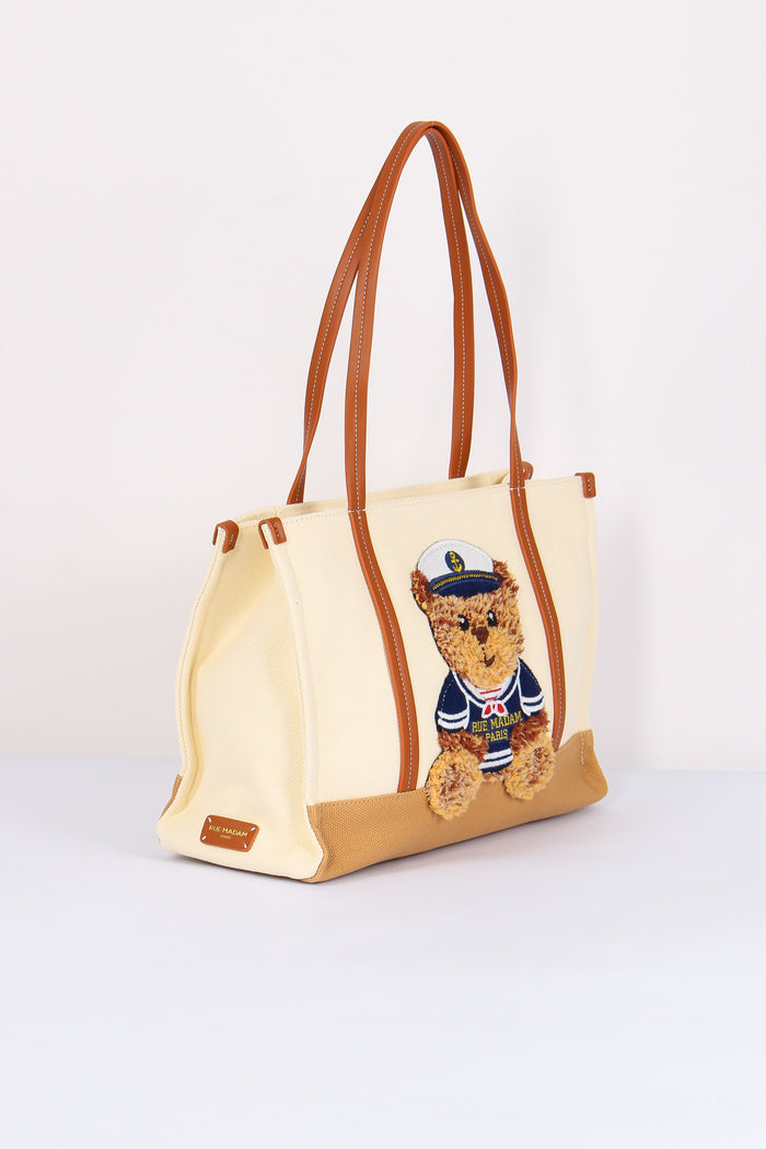 Shopping Canvas Orso Bicolor Cookie-5