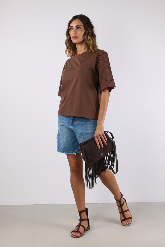 T-shirt Maniche Sangallo Moro-5