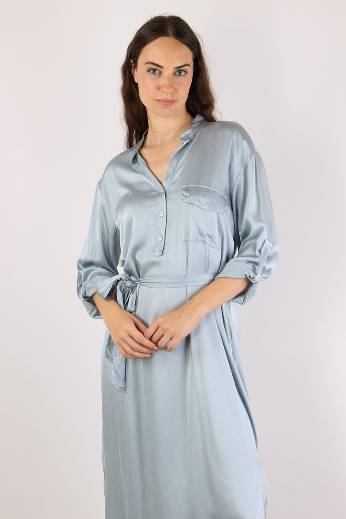 Abito Chemisier Mc Stretch Azzurro-6