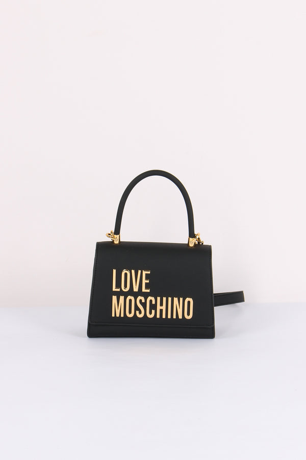 Bauletto Lettering Oro Nero