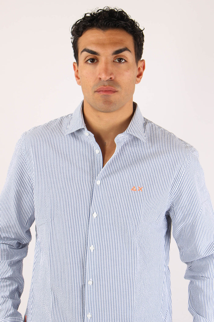 Camicia Fancy Riga Navy/bianco-8