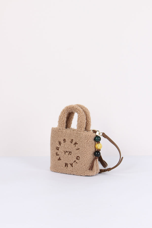 Ski Glam Mini Shopping Teddy Nocciola-2