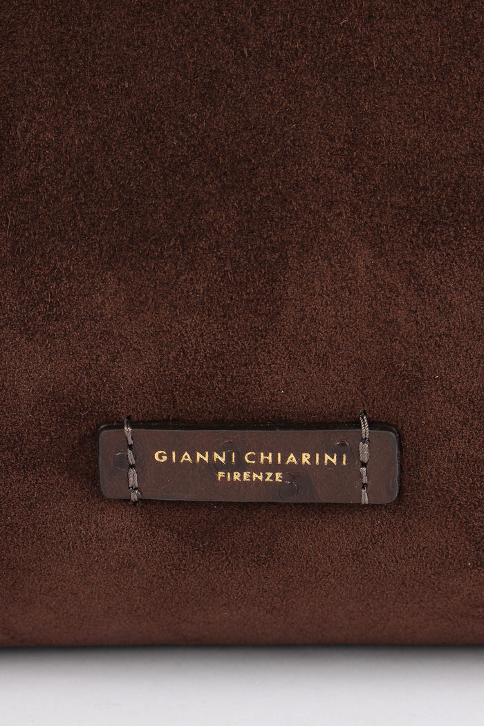 Bloom Shopping Suede Stampa Struzzo Moka-7
