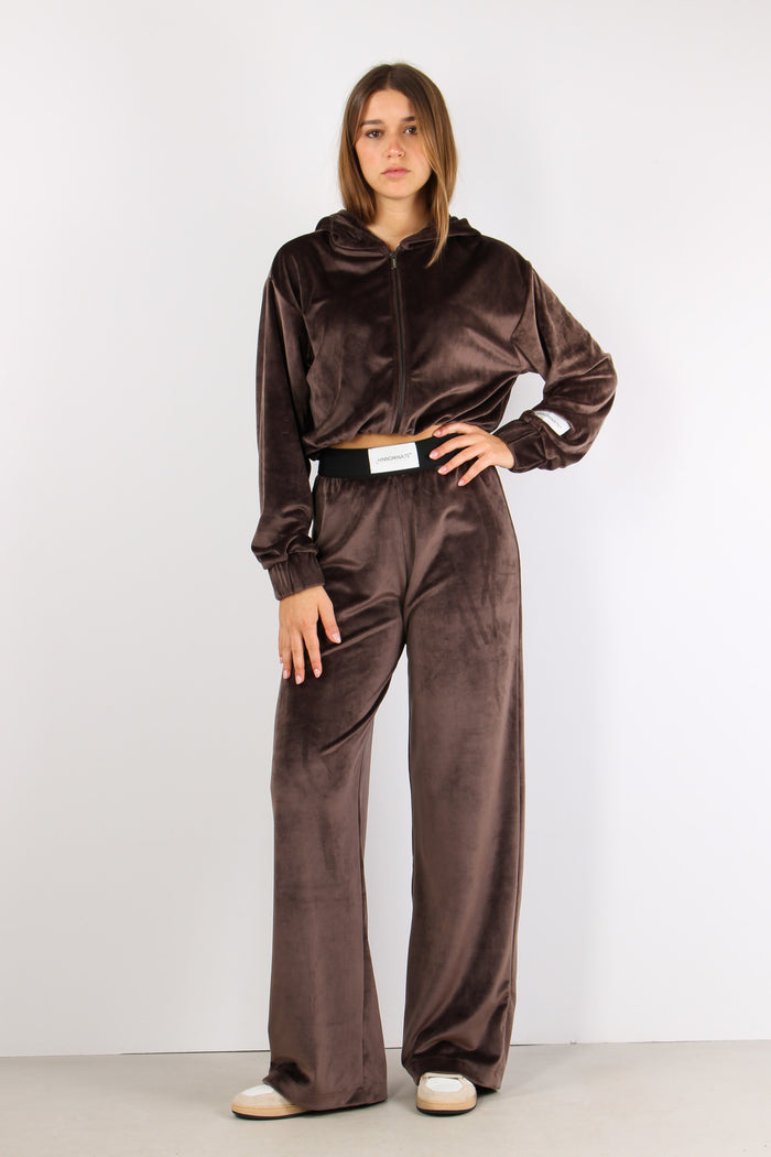 Pantalone Felpa Ciniglia Moro