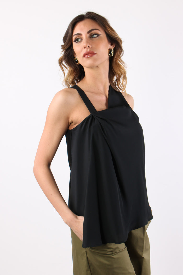 Top Assimmetrico Nero-4