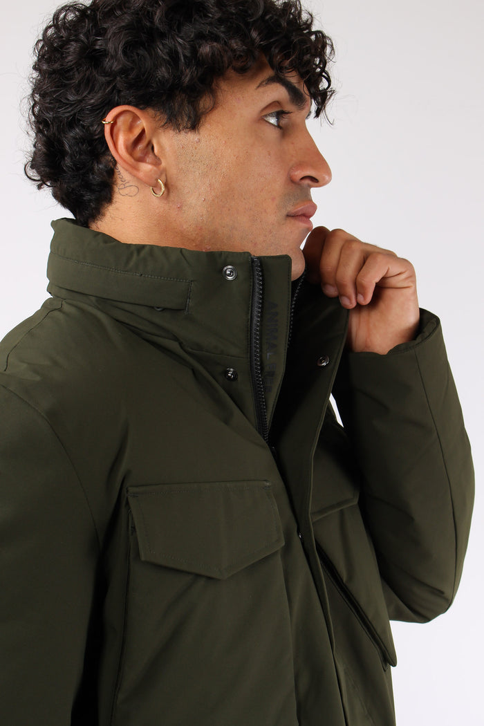 Jannik Field Jacket Tessuto Te Land Green-3