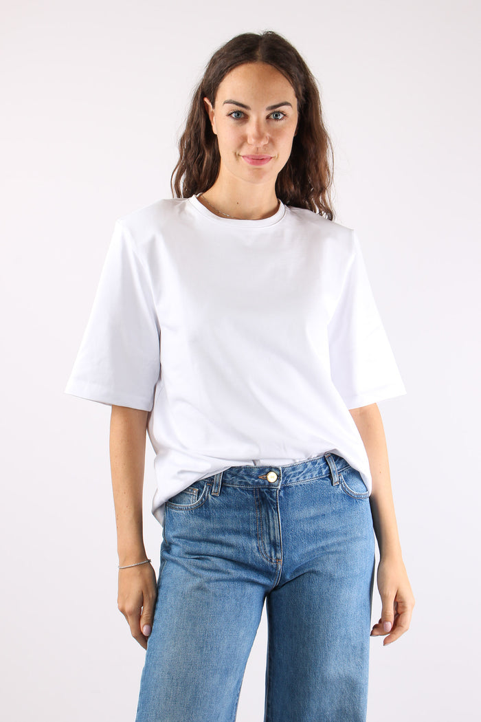 T-shirt Spalline Bianco-2