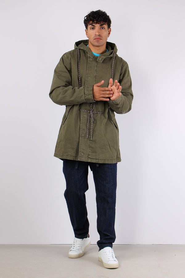 Parka Inserto Patch Verde