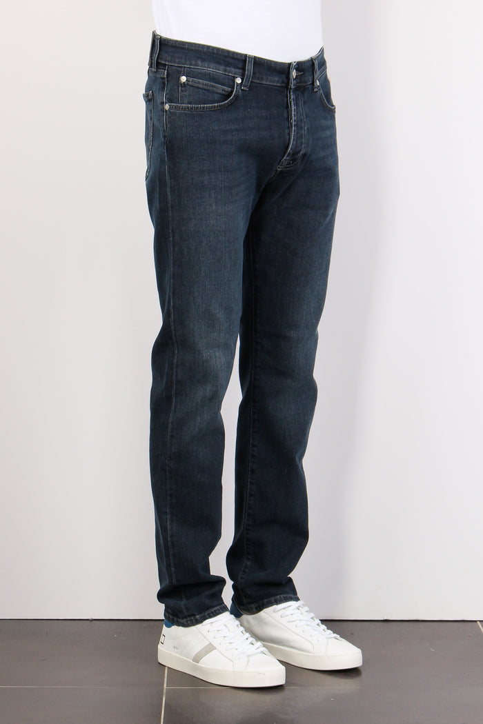 Denim Slim Fit Blue/black-5