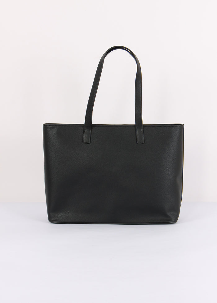 Maxi Shopping Saffiano Nero-3