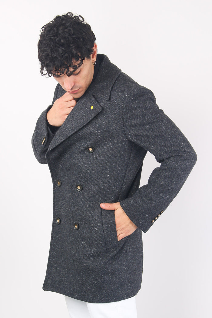 Peacoat Melange Antracite-5