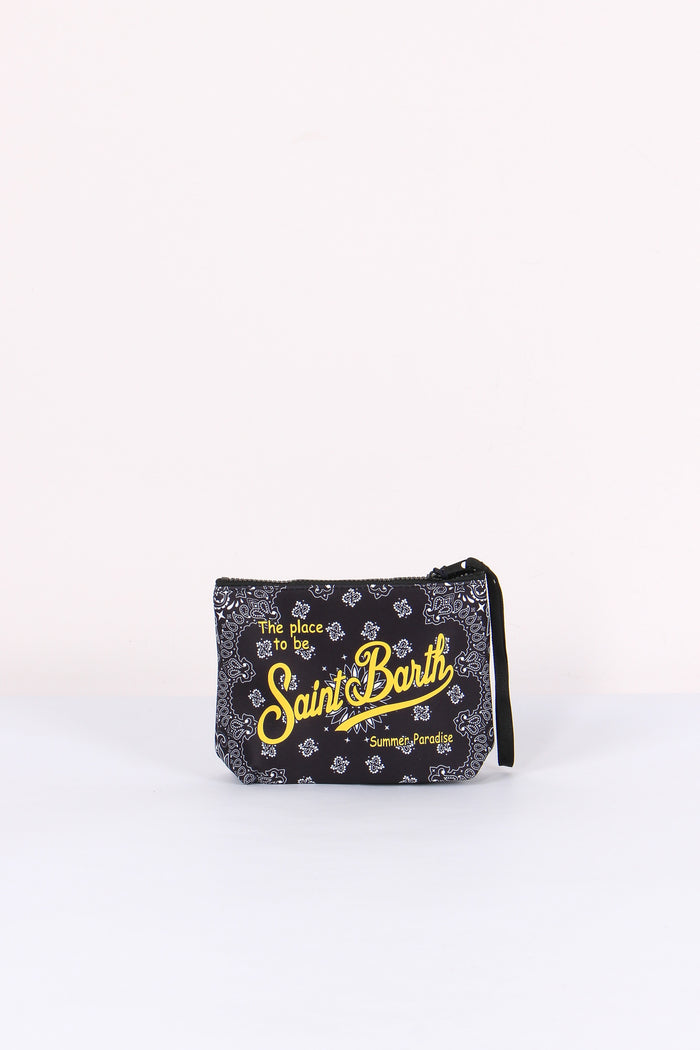 Aline Pochette Fantasia Bandana Nero-3