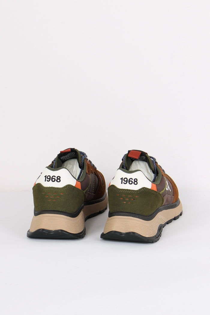 Sneaker Fire & Camping Marrone-3