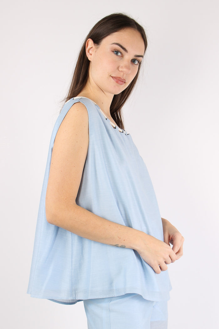 Top Colletto Corda Celeste-2