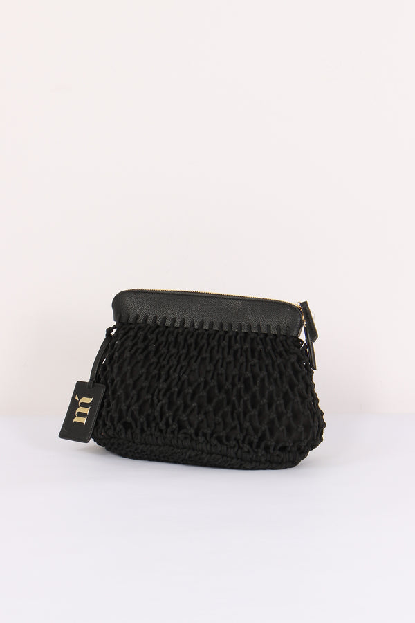 Panarea Pochette Rete Nero-2
