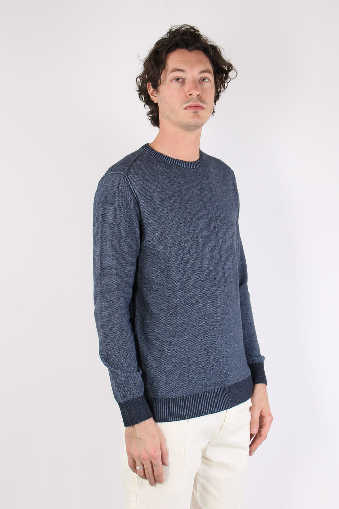 Girocollo Punto Riso Navy-6