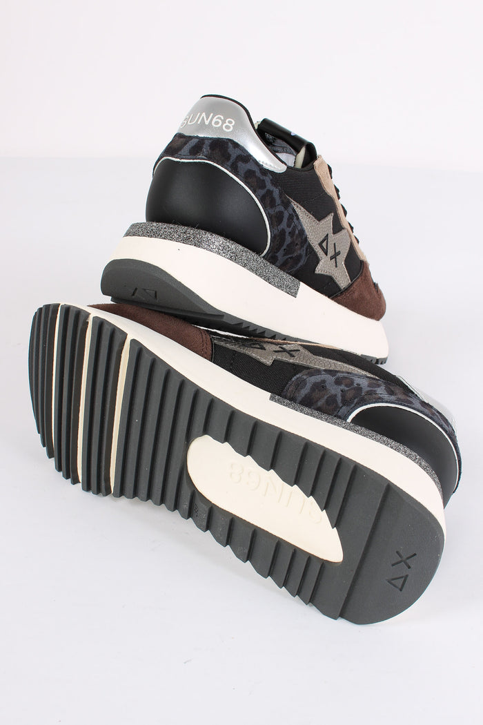 Sneaker Big Stargirl Mix Nero-4