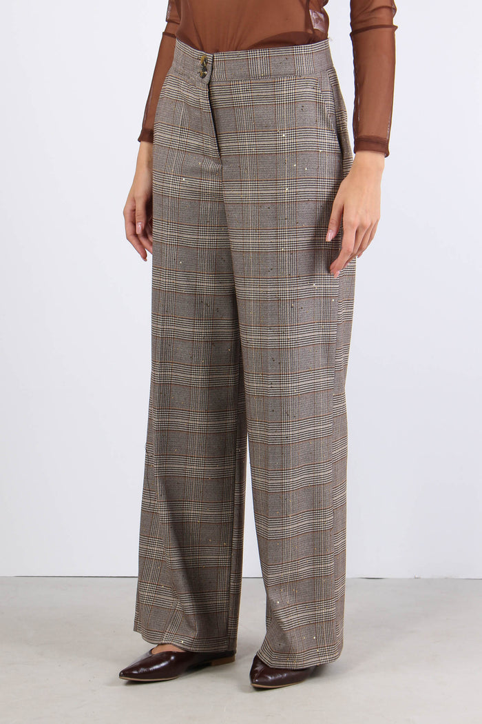 Pantalone Palazzo Galles Paill Nocciola/moro-6