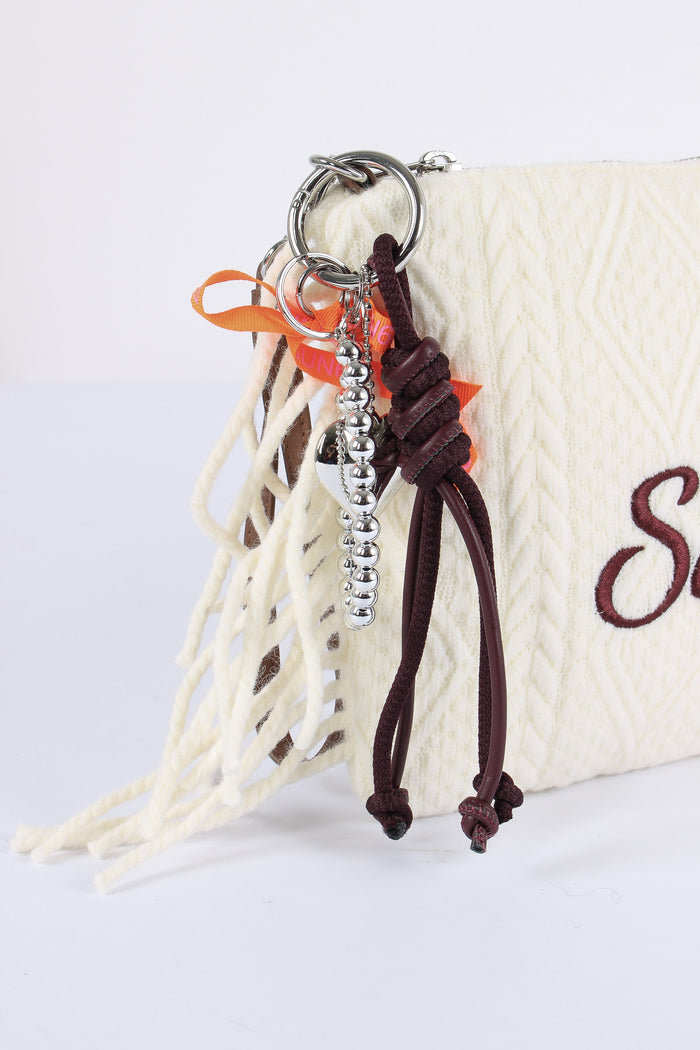 Pochette Frange Bianco-4