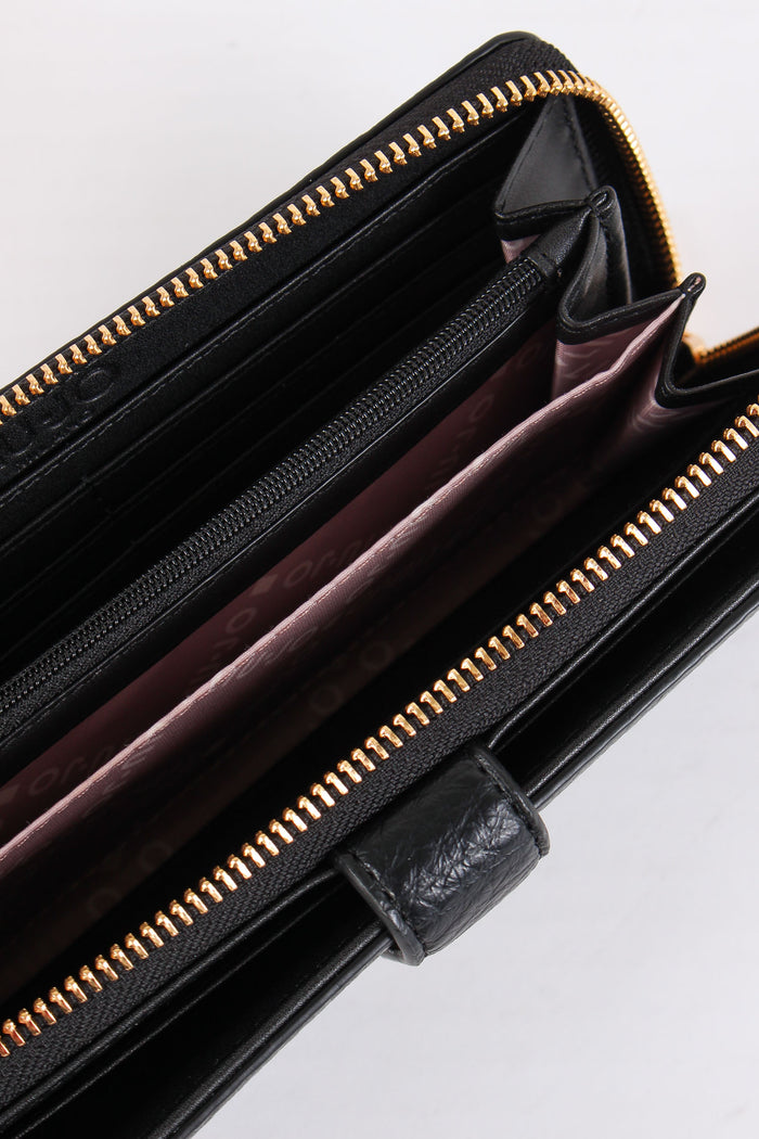 Portafoglio Grande Clip Nero-7