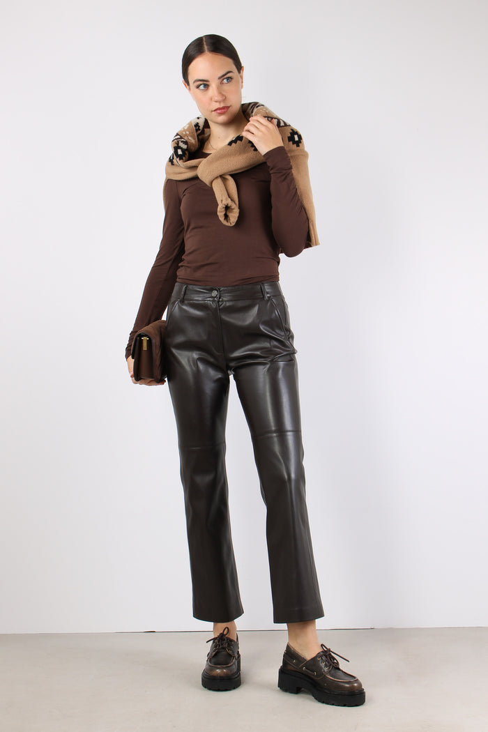 Multie T-shirt Ml Jersey Cioccolato