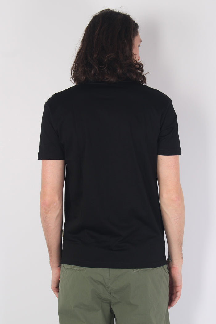 T-shirt Basica Cotone Black-3