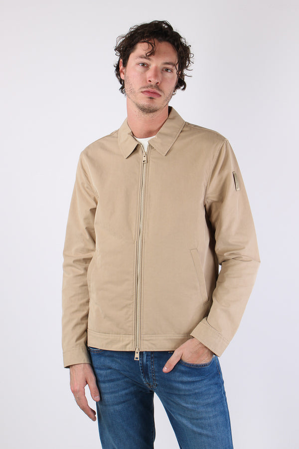 Giubbotto Cotone Zip Sand