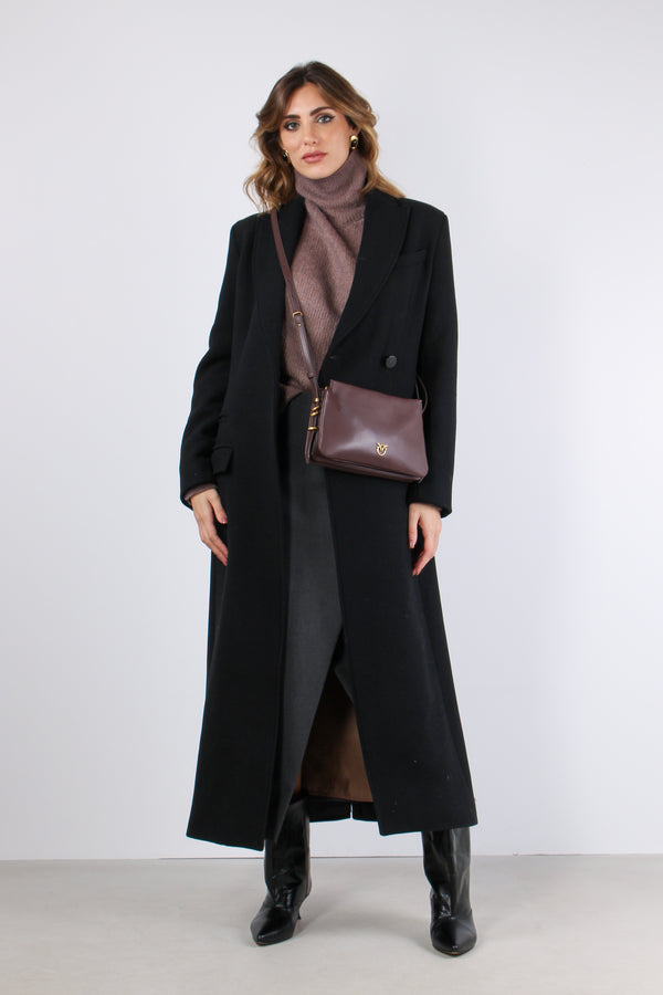 Cappotto Lungo Doppiopetto Black