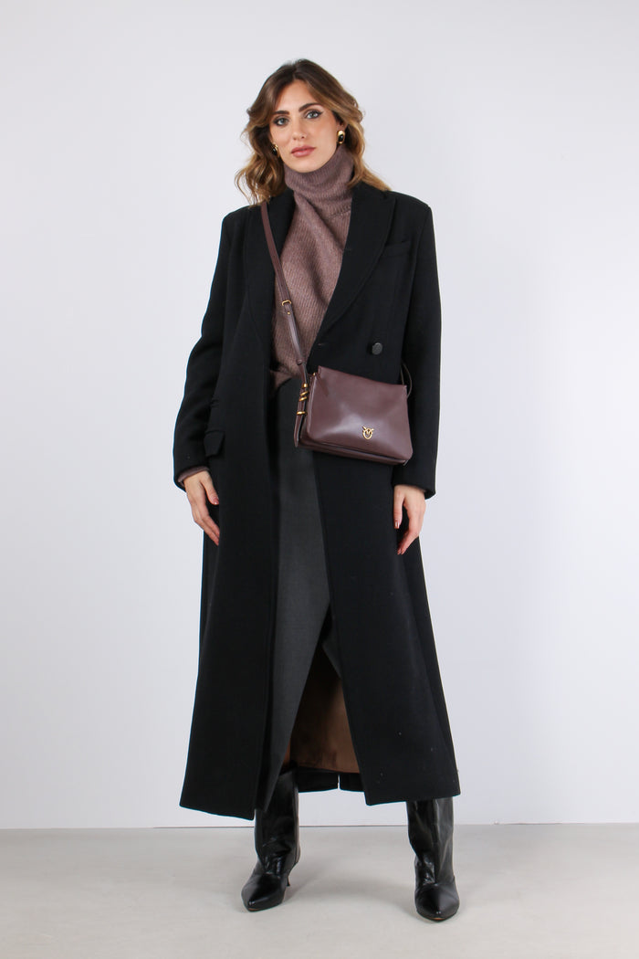 Cappotto Lungo Doppiopetto Black