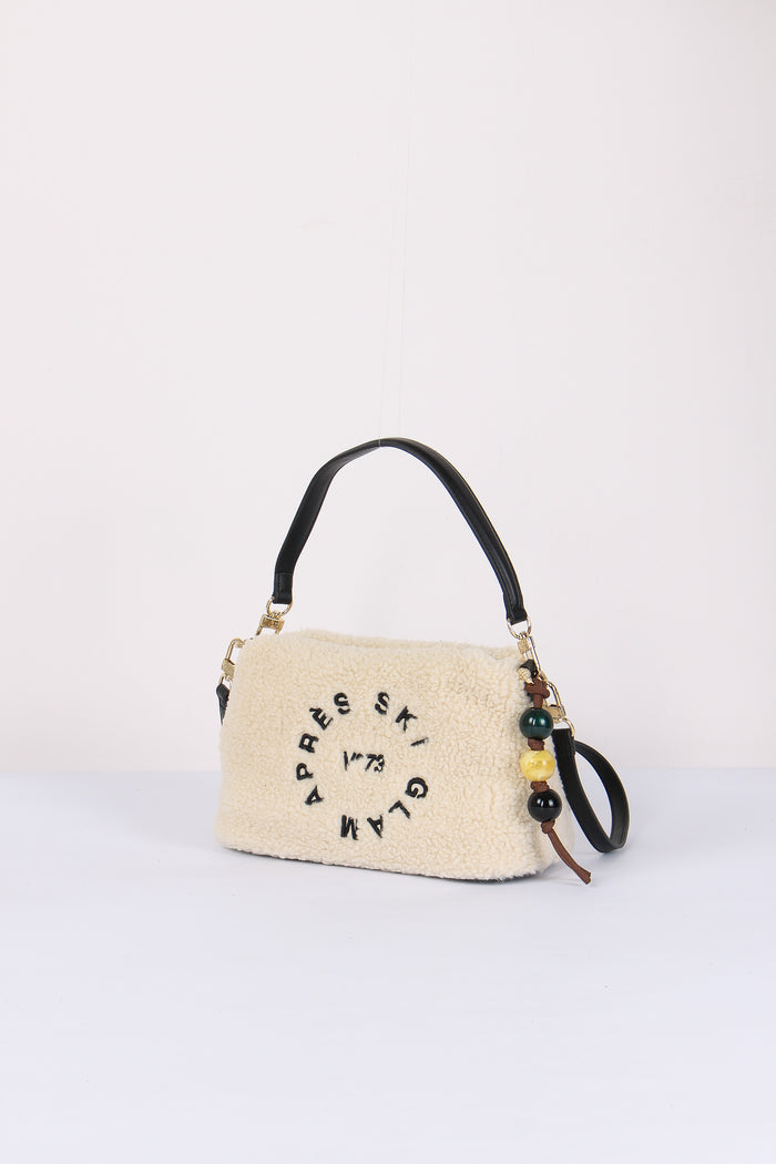 Ski Glam Baguette Teddy Bianco/nero-2