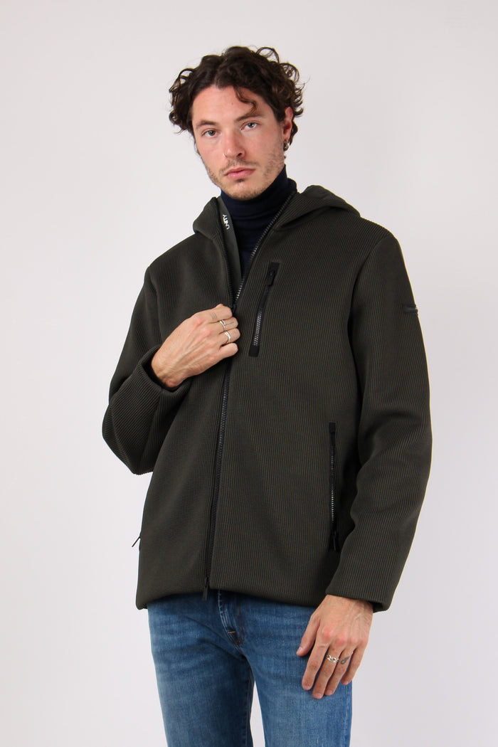 Giubbotto Corto Tricotech Green-6