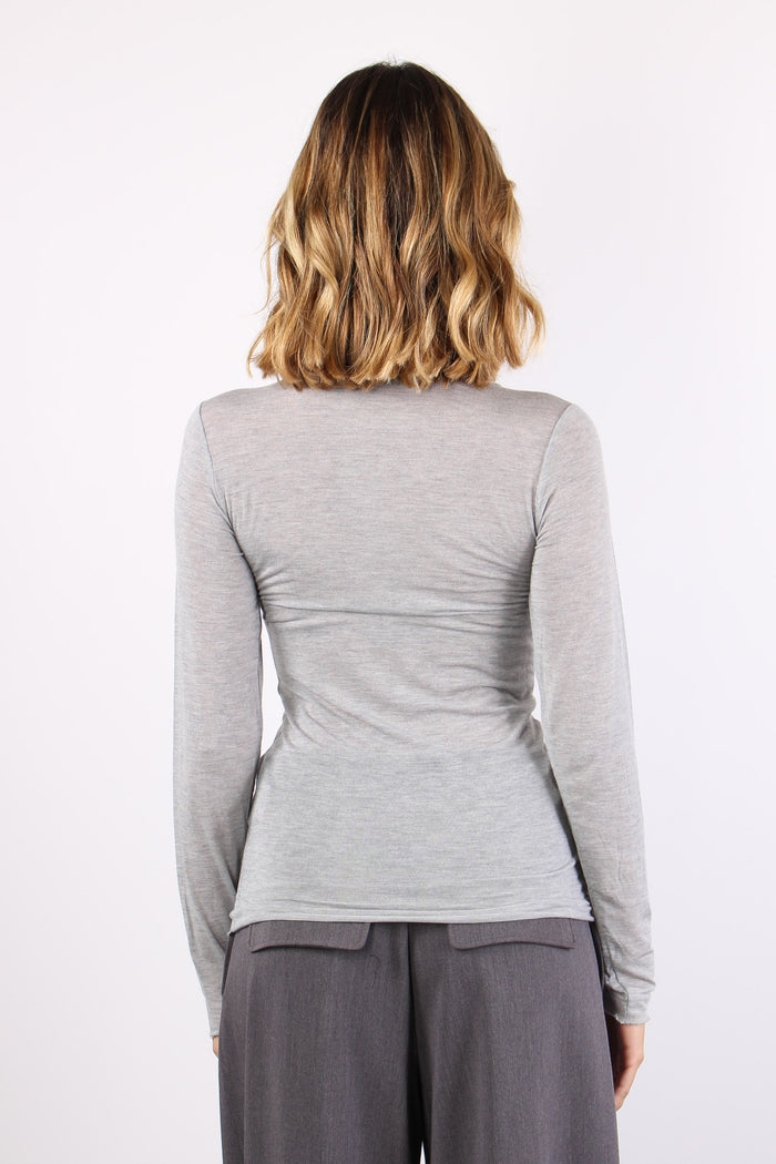 Maglia Misto Cashmere Grigio-3